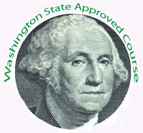 Wash State approved course logo
